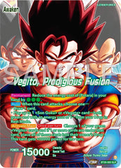 Son Goku & Vegeta // Vegito, Prodigious Fusion (Alternate Art) (BT26-060) [Ultimate Advent] | Dragon's Lair Comics and Fantasy Houston TX