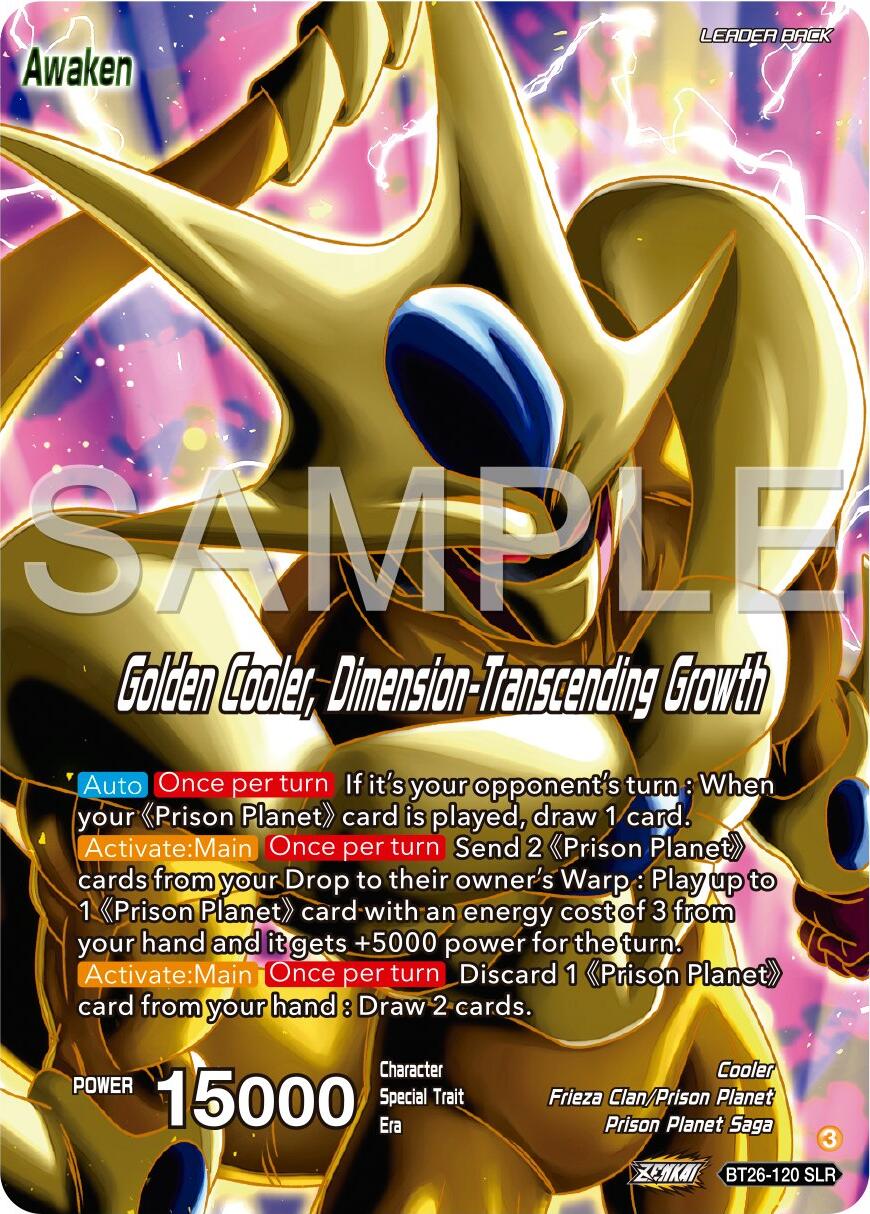 Cool // Golden Cooler, Dimension-Transcending Growth (Alternate Art) (BT26-120) [Ultimate Advent] | Dragon's Lair Comics and Fantasy Houston TX