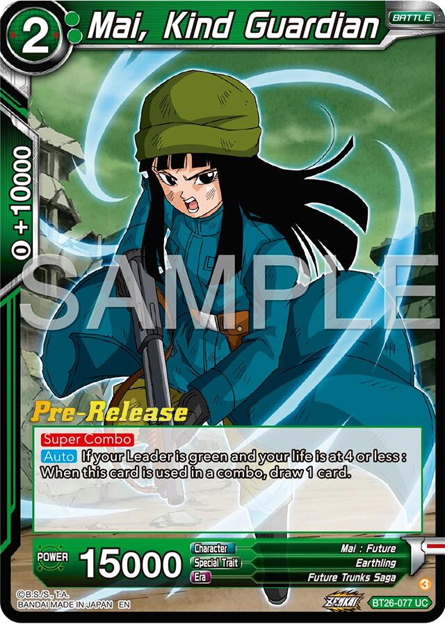 Mai, Kind Guardian (BT26-077) [Ultimate Advent Prerelease Promos] | Dragon's Lair Comics and Fantasy Houston TX