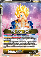 SS Son Goku // SS Son Goku & SS Son Gohan, Battling Father & Son (BT26-090) [Ultimate Advent Prerelease Promos] | Dragon's Lair Comics and Fantasy Houston TX