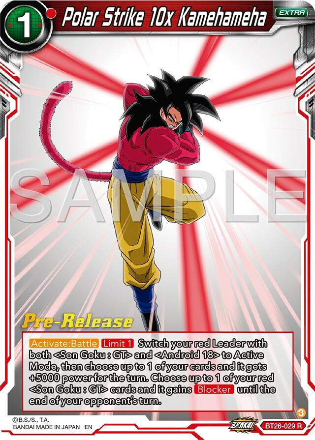 Polar Strike 10x Kamehameha (BT26-029) [Ultimate Advent Prerelease Promos] | Dragon's Lair Comics and Fantasy Houston TX