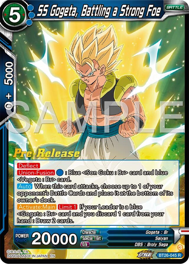 SS Gogeta, Battling a Strong Foe (BT26-045) [Ultimate Advent Prerelease Promos] | Dragon's Lair Comics and Fantasy Houston TX