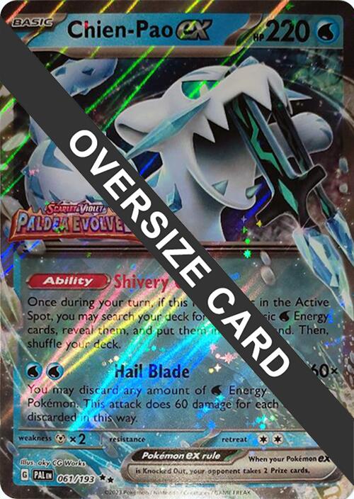 Chien-Pao ex (061/193) (Jumbo) [Scarlet & Violet: Black Star Promos] | Dragon's Lair Comics and Fantasy Houston TX