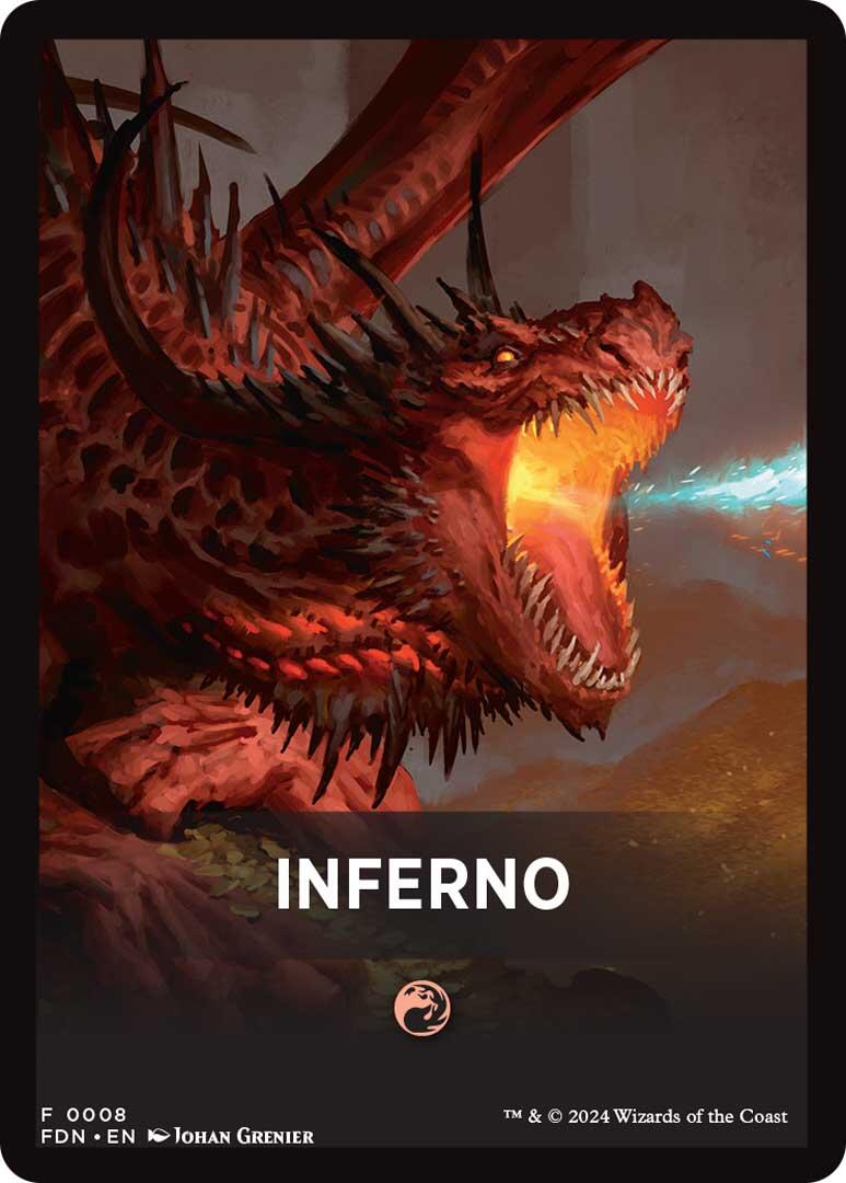 Inferno Theme Card [Foundations Tokens] | Dragon's Lair Comics and Fantasy Houston TX