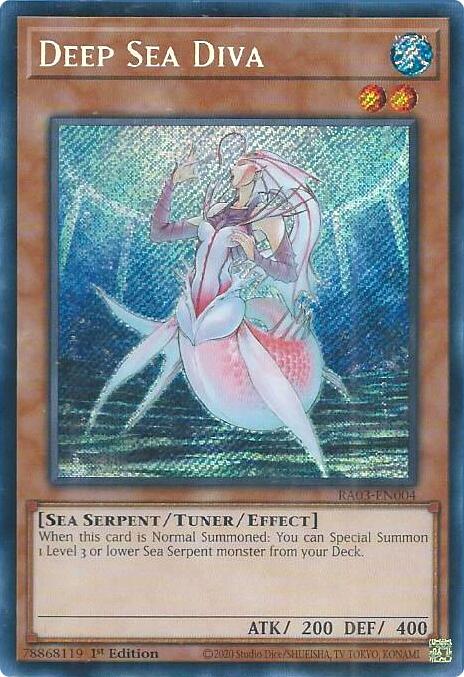 Deep Sea Diva (Secret Rare) [RA03-EN004] Secret Rare | Dragon's Lair Comics and Fantasy Houston TX