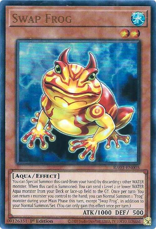 Swap Frog (UR) [RA03-EN005] Ultra Rare | Dragon's Lair Comics and Fantasy Houston TX