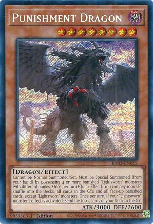 Punishment Dragon (Secret Rare) [RA03-EN015] Secret Rare | Dragon's Lair Comics and Fantasy Houston TX