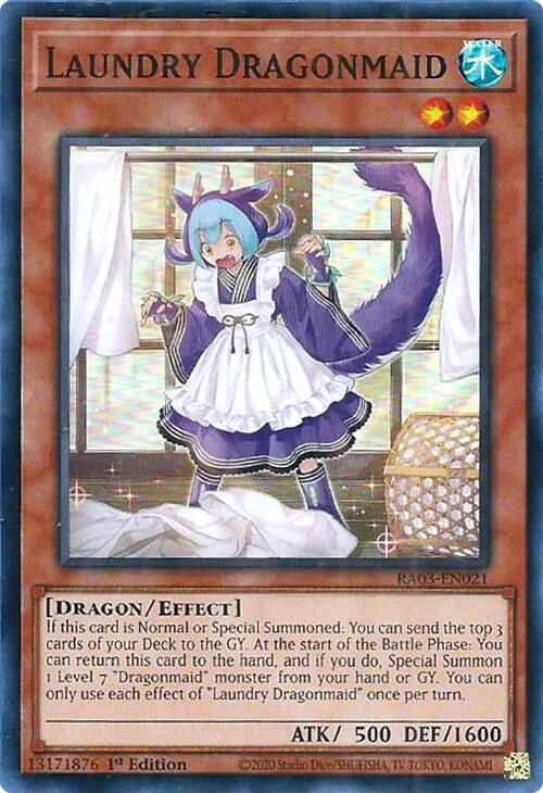 Laundry Dragonmaid [RA03-EN021] Super Rare | Dragon's Lair Comics and Fantasy Houston TX