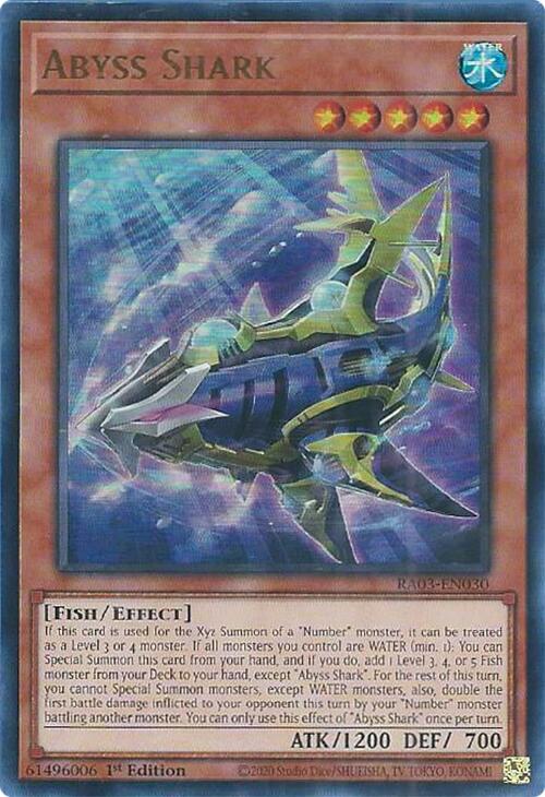 Abyss Shark (UR) [RA03-EN030] Ultra Rare | Dragon's Lair Comics and Fantasy Houston TX