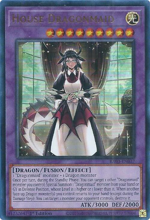 House Dragonmaid (UR) [RA03-EN037] Ultra Rare | Dragon's Lair Comics and Fantasy Houston TX