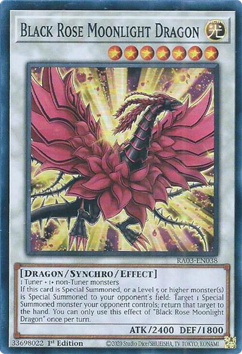 Black Rose Moonlight Dragon [RA03-EN038] Super Rare | Dragon's Lair Comics and Fantasy Houston TX