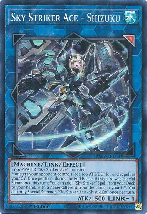 Sky Striker Ace - Shizuku [RA03-EN043] Super Rare | Dragon's Lair Comics and Fantasy Houston TX