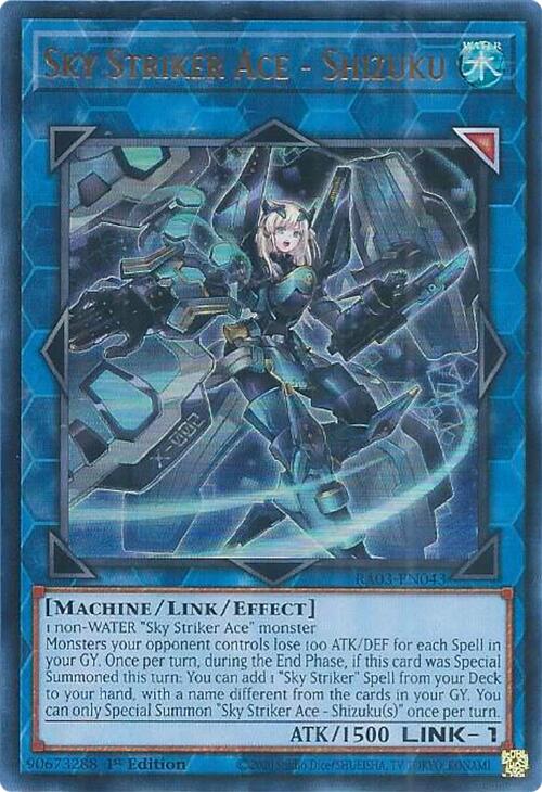 Sky Striker Ace - Shizuku (UR) [RA03-EN043] Ultra Rare | Dragon's Lair Comics and Fantasy Houston TX