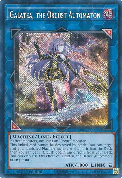 Galatea, the Orcust Automaton (Secret Rare) [RA03-EN044] Secret Rare | Dragon's Lair Comics and Fantasy Houston TX