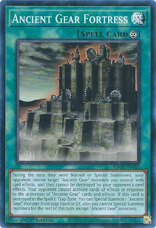 Ancient Gear Fortress [RA03-EN062] Super Rare | Dragon's Lair Comics and Fantasy Houston TX