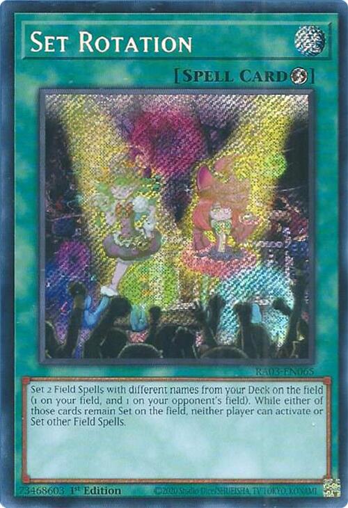 Set Rotation (Secret Rare) [RA03-EN065] Secret Rare | Dragon's Lair Comics and Fantasy Houston TX