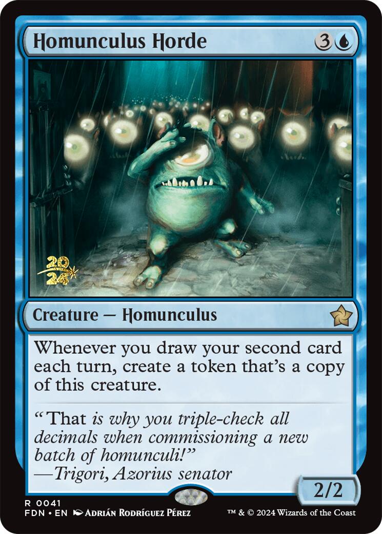 Homunculus Horde [Foundations Prerelease Promos] | Dragon's Lair Comics and Fantasy Houston TX