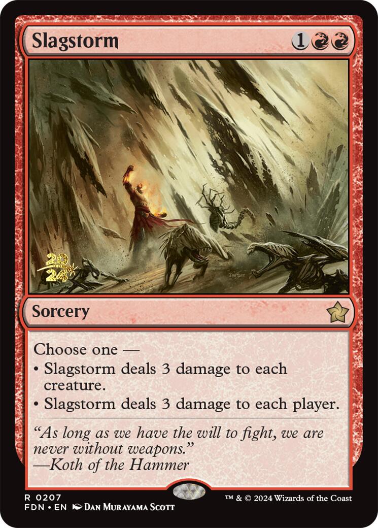 Slagstorm [Foundations Prerelease Promos] | Dragon's Lair Comics and Fantasy Houston TX