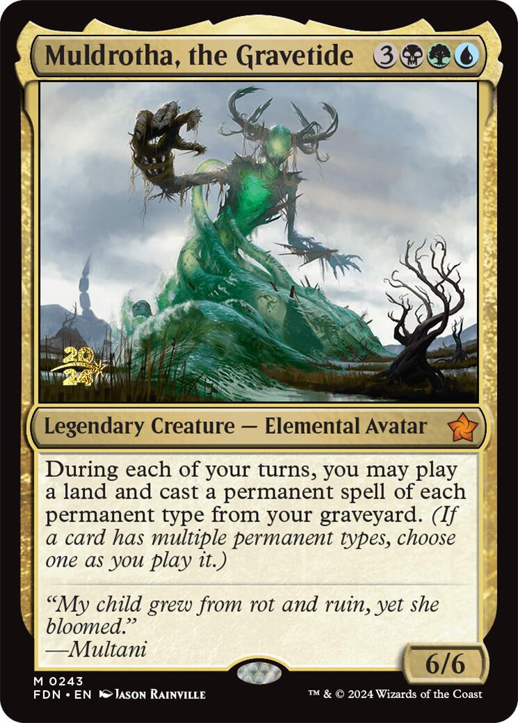 Muldrotha, the Gravetide [Foundations Prerelease Promos] | Dragon's Lair Comics and Fantasy Houston TX