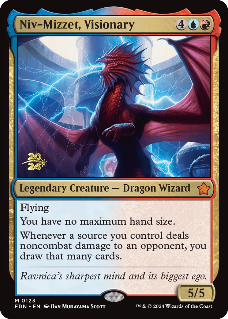 Niv-Mizzet, Visionary [Foundations Prerelease Promos] | Dragon's Lair Comics and Fantasy Houston TX