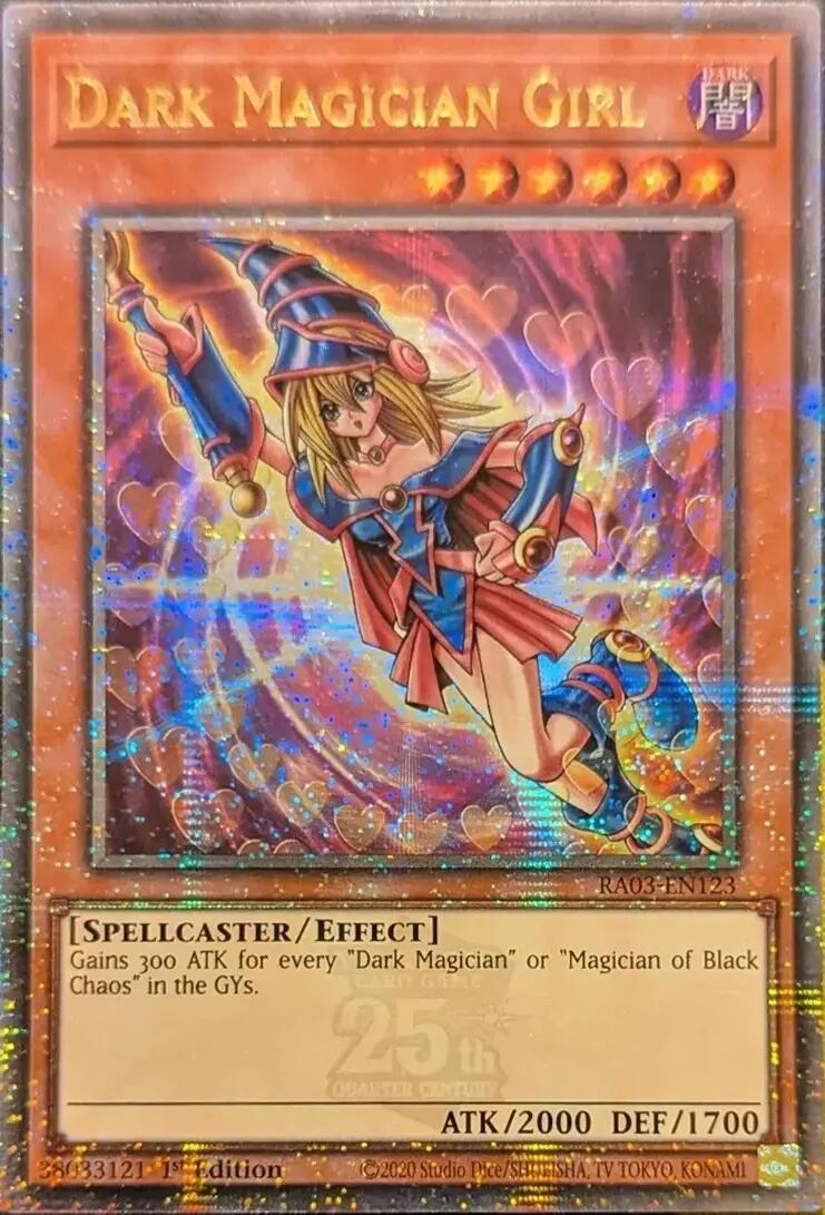 Dark Magician Girl (Quarter Century Secret Rare) (C) [RA03-EN123] Quarter Century Secret Rare | Dragon's Lair Comics and Fantasy Houston TX