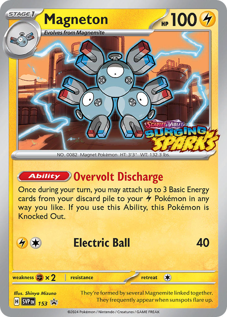 Magneton (153) [Scarlet & Violet: Black Star Promos] | Dragon's Lair Comics and Fantasy Houston TX