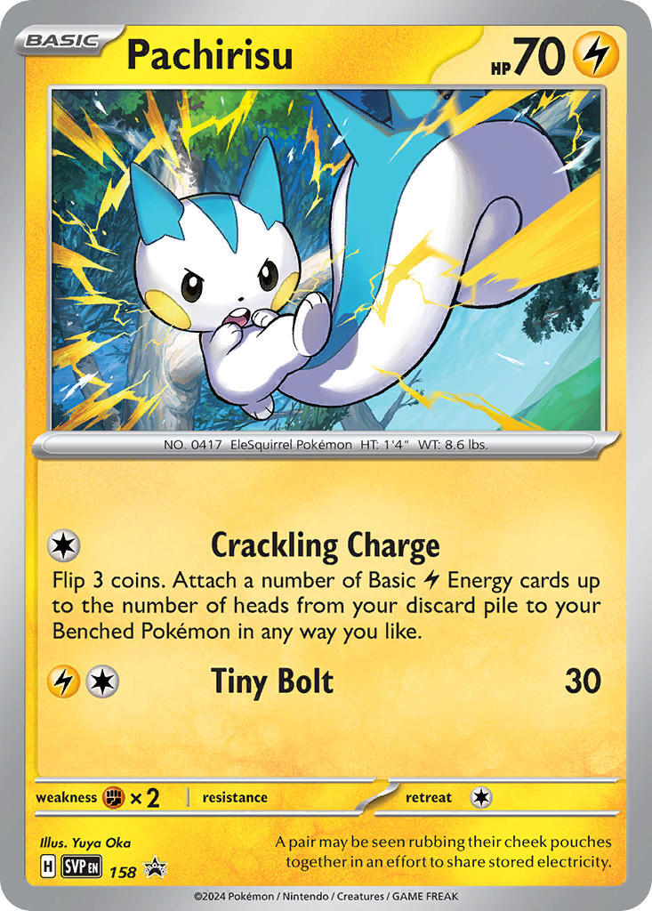 Pachirisu (158) [Scarlet & Violet: Black Star Promos] | Dragon's Lair Comics and Fantasy Houston TX