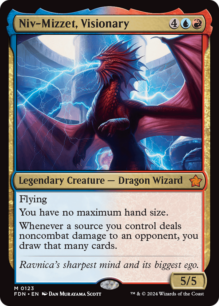 Niv-Mizzet, Visionary [Foundations] | Dragon's Lair Comics and Fantasy Houston TX