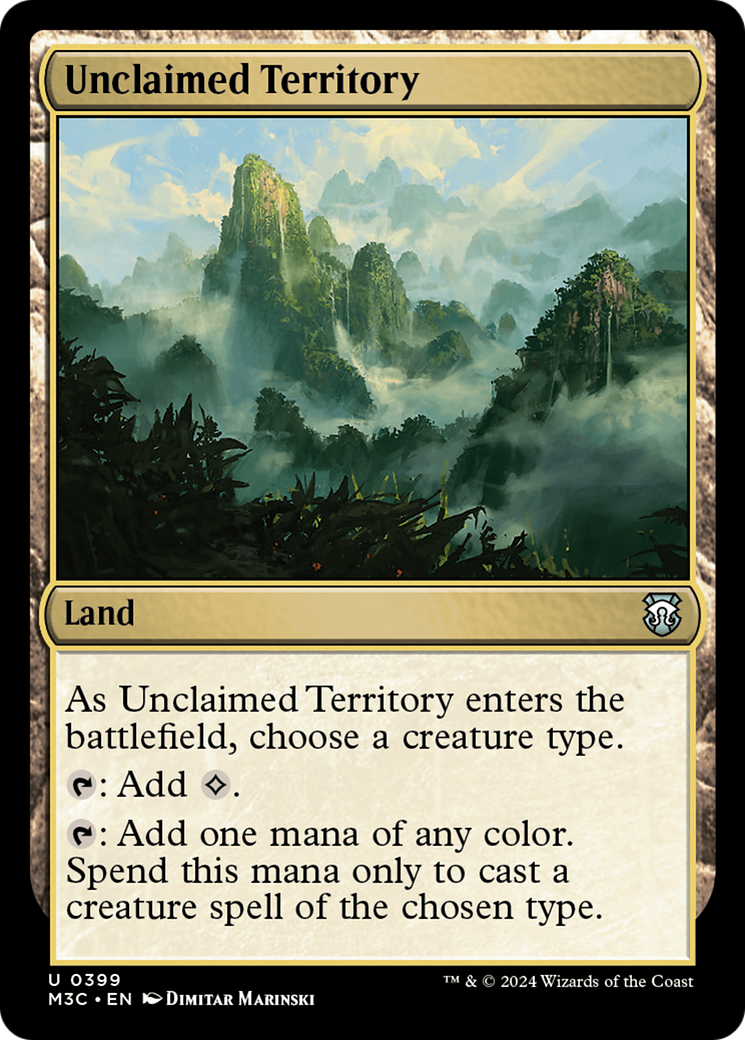 Unclaimed Territory (Ripple Foil) [Modern Horizons 3 Commander] | Dragon's Lair Comics and Fantasy Houston TX