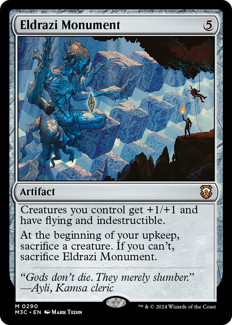 Eldrazi Monument (Ripple Foil) [Modern Horizons 3 Commander] | Dragon's Lair Comics and Fantasy Houston TX