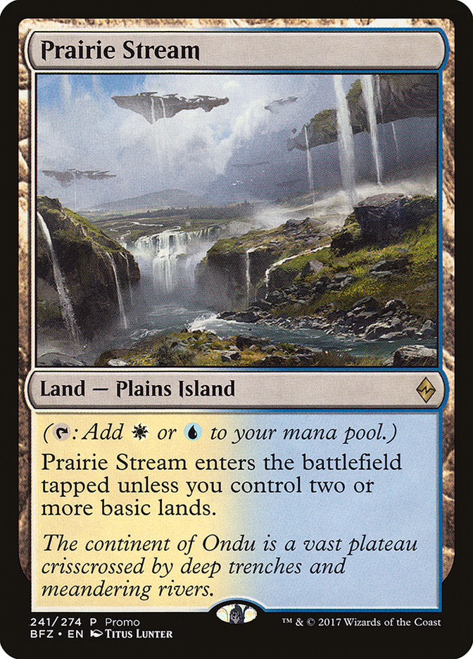 Prairie Stream (Promo) [Standard Showdown Promos] | Dragon's Lair Comics and Fantasy Houston TX