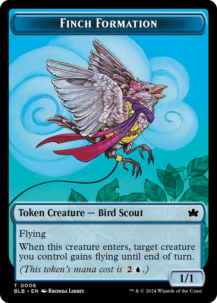 Finch Formation Token [Bloomburrow Tokens] | Dragon's Lair Comics and Fantasy Houston TX