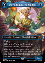 Tamiyo, Inquisitive Student // Tamiyo, Seasoned Scholar (Borderless) (Textured Foil) [Modern Horizons 3] | Dragon's Lair Comics and Fantasy Houston TX