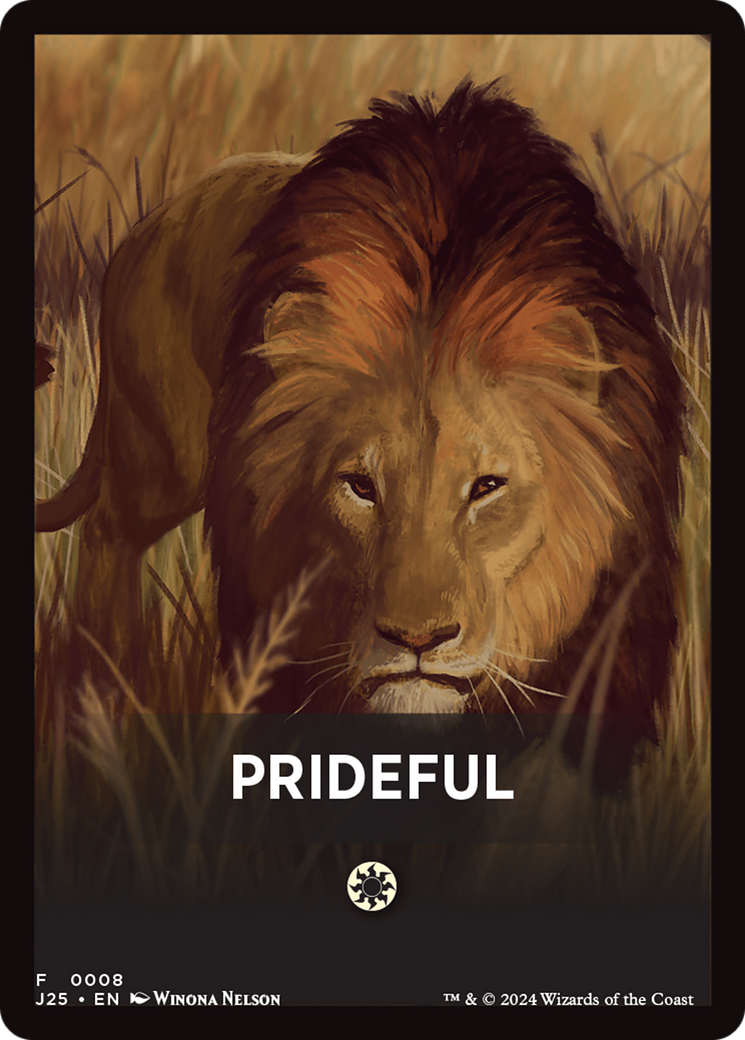 Prideful Theme Card [Foundations Jumpstart Front Cards] | Dragon's Lair Comics and Fantasy Houston TX