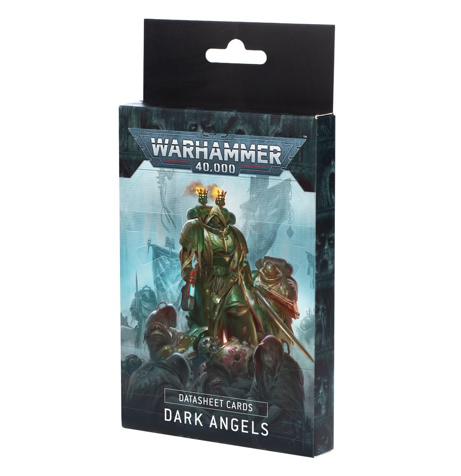 Warhammer 40k: DATASHEET CARDS: DARK ANGELS | Dragon's Lair Comics and Fantasy Houston TX