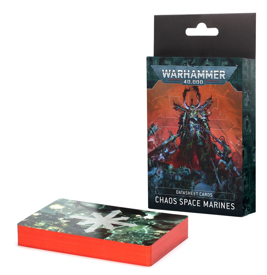 Warhammer 40k: Datasheet Cards Chaos Space Marines | Dragon's Lair Comics and Fantasy Houston TX