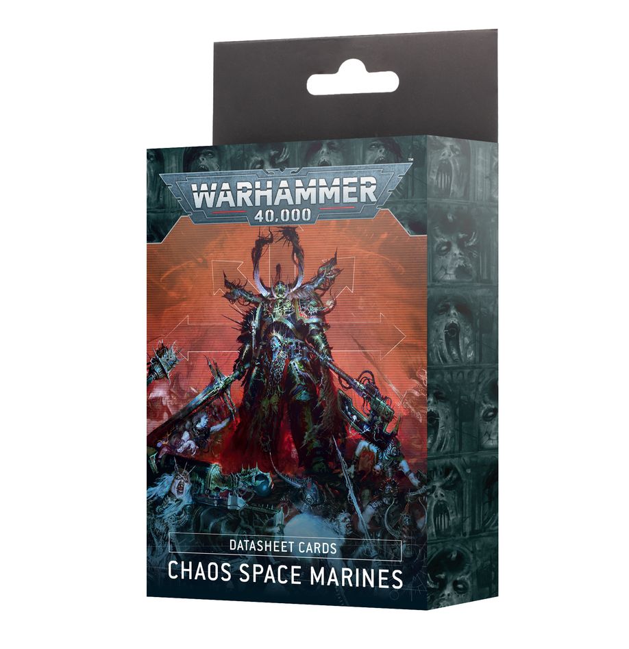 Warhammer 40k: Datasheet Cards Chaos Space Marines | Dragon's Lair Comics and Fantasy Houston TX