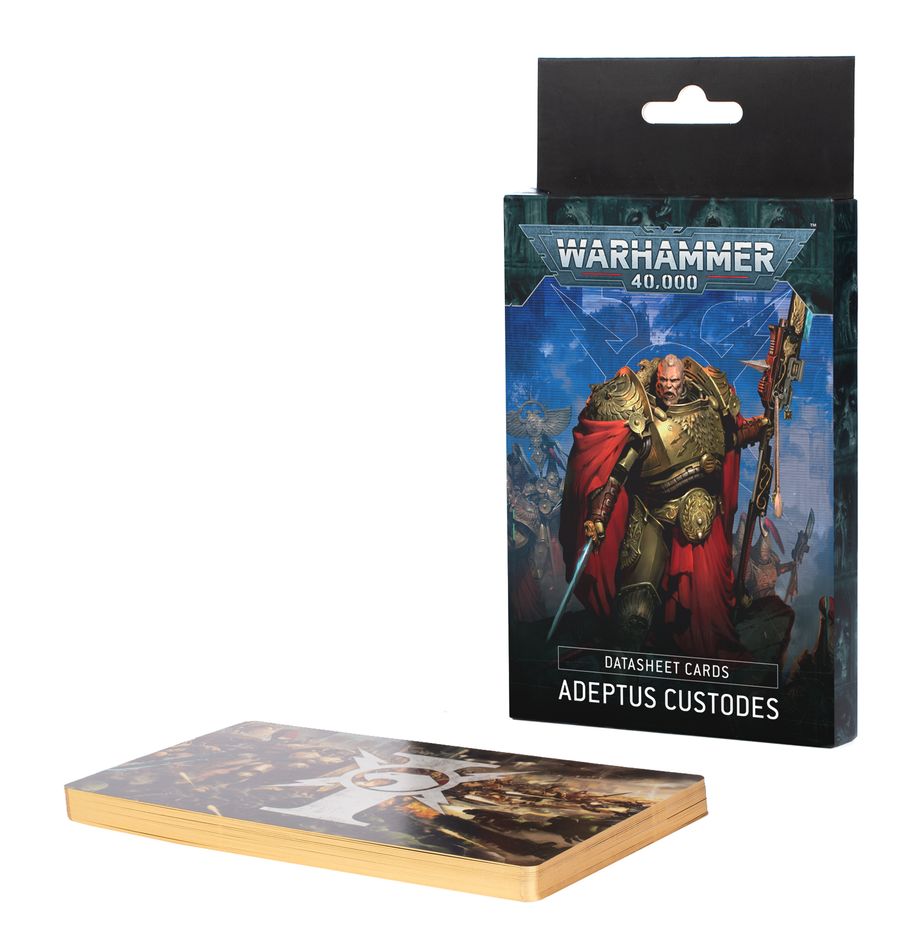 Warhammer 40K: Adeptus Custodes Datasheet Cards 2024 | Dragon's Lair Comics and Fantasy Houston TX