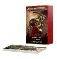 Warhammer Age of Sigmar: Warscroll Cards Orruk Warclans | Dragon's Lair Comics and Fantasy Houston TX