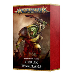 Warhammer Age of Sigmar: Warscroll Cards Orruk Warclans | Dragon's Lair Comics and Fantasy Houston TX