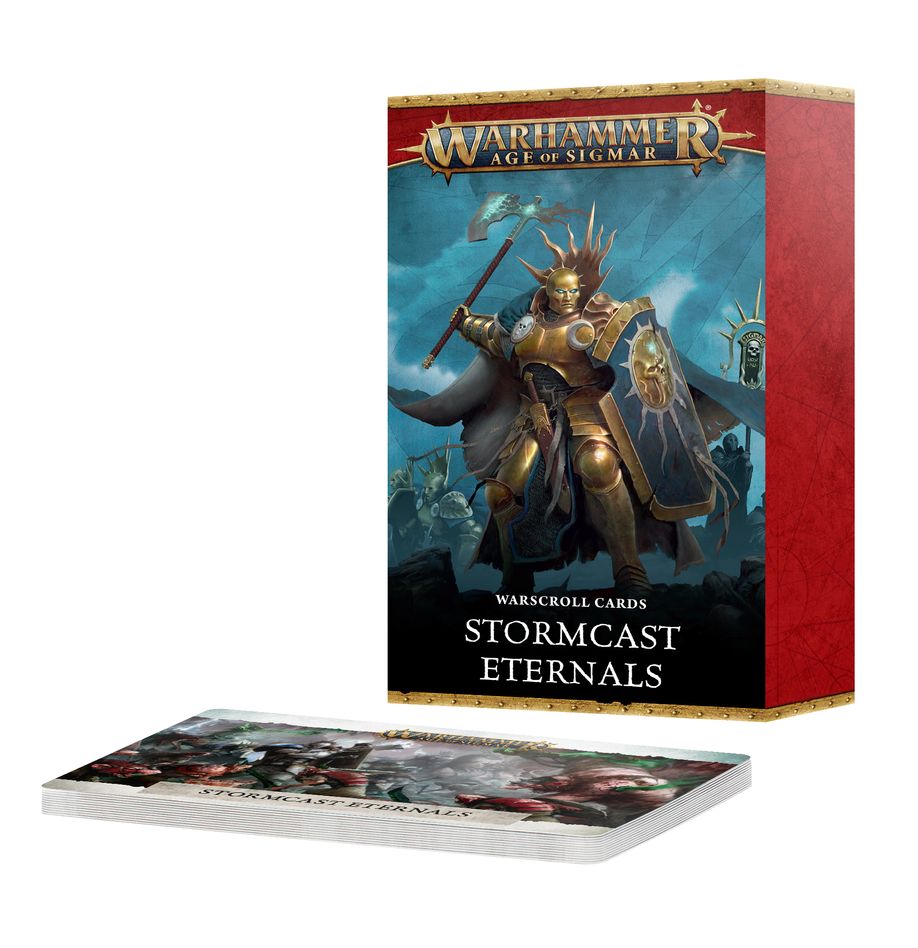 Warhammer Age of Sigmar: Warscroll Cards Stormcast Eternals | Dragon's Lair Comics and Fantasy Houston TX