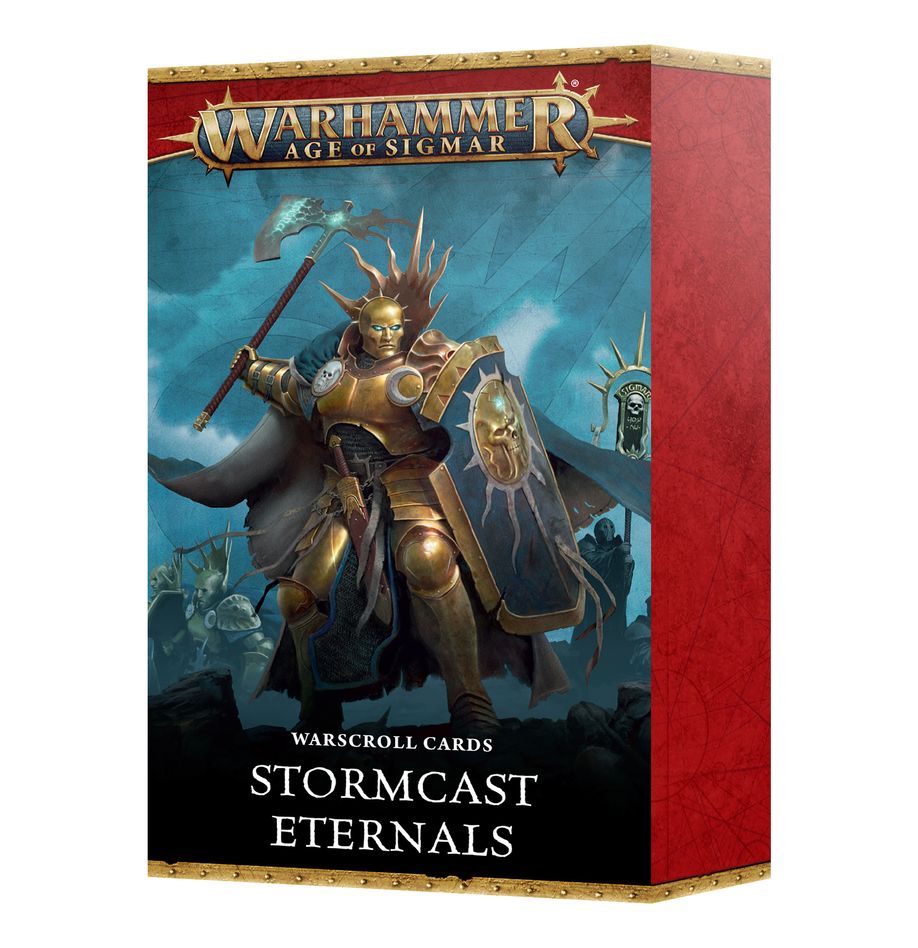 Warhammer Age of Sigmar: Warscroll Cards Stormcast Eternals | Dragon's Lair Comics and Fantasy Houston TX