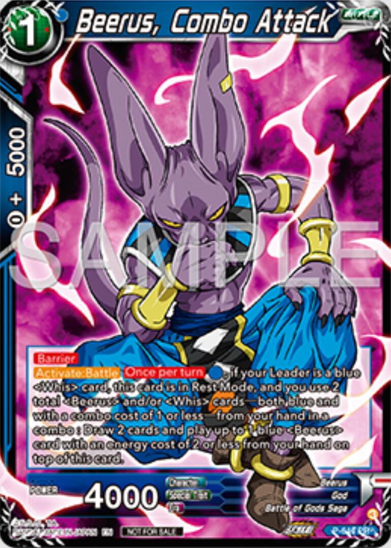 Beerus, Combo Attack (P-644) [Tournament Promotion Cards] | Dragon's Lair Comics and Fantasy Houston TX