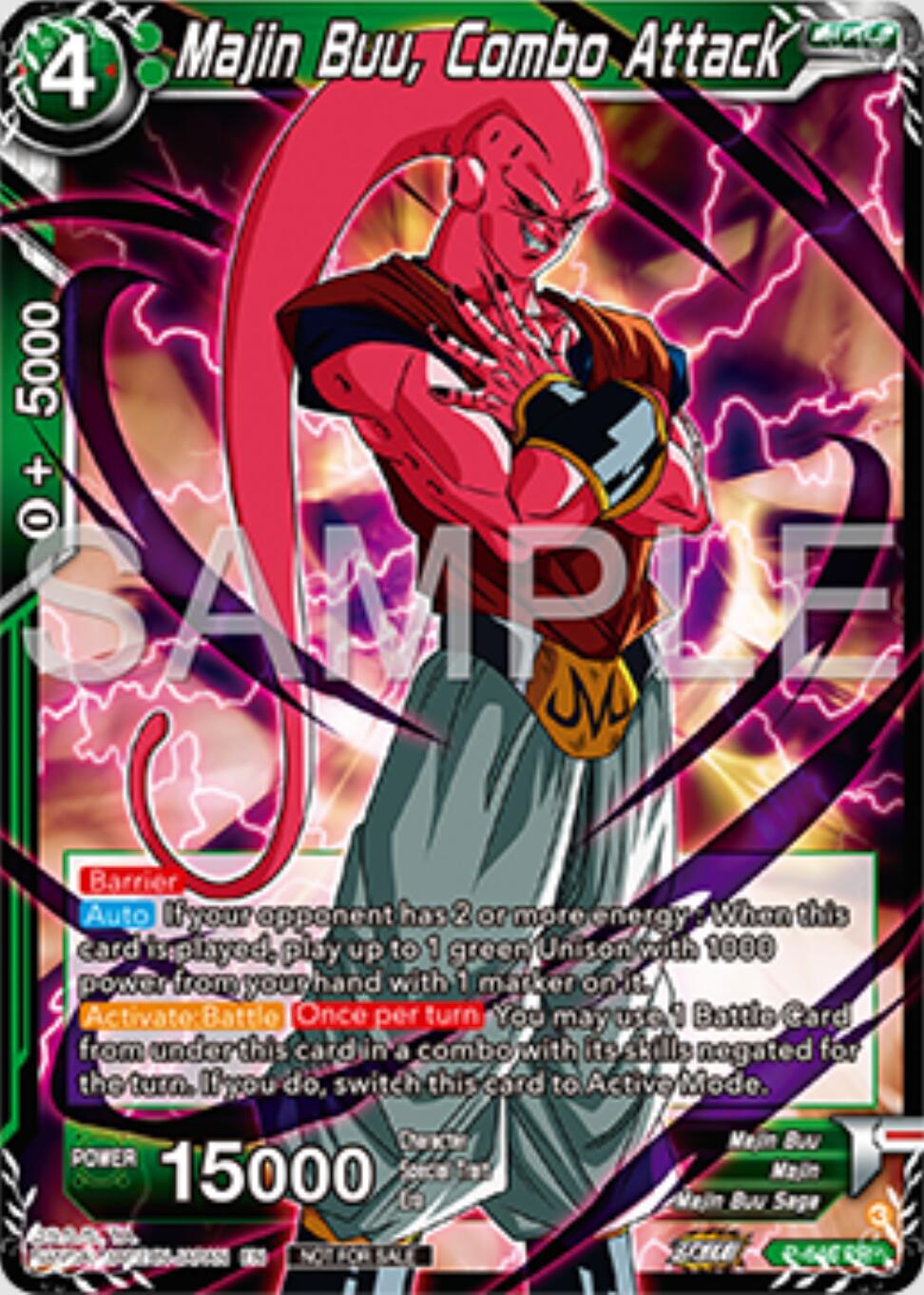 Majin Buu, Combo Attack (P-646) [Tournament Promotion Cards] | Dragon's Lair Comics and Fantasy Houston TX