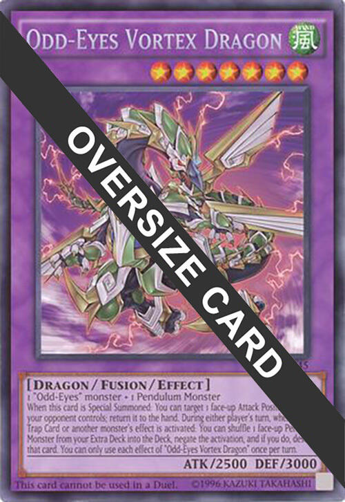 Odd-Eyes Vortex Dragon (Oversized) [DOCS-EN045] Promo | Dragon's Lair Comics and Fantasy Houston TX