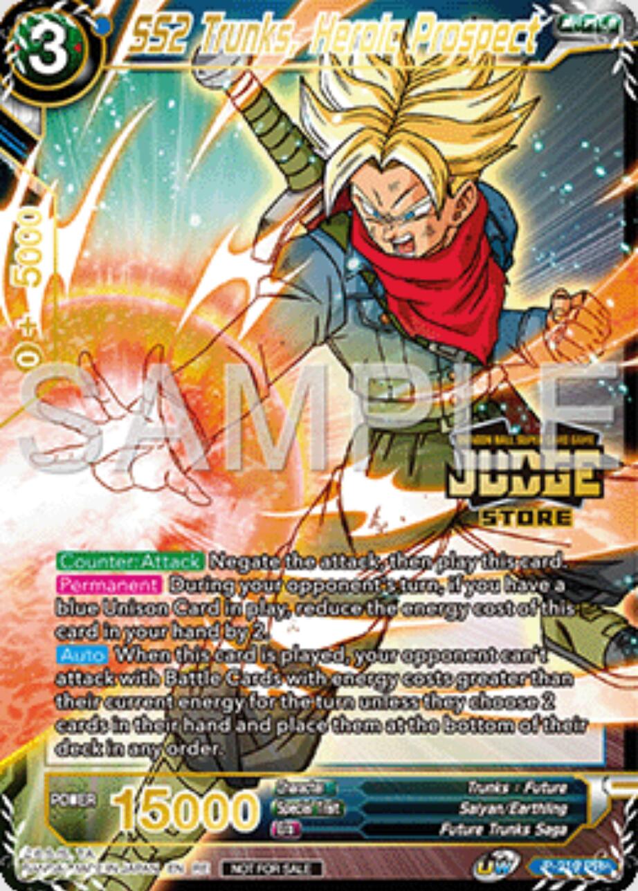 SS2 Trunks, Heroic Prospect (Judge Pack Vol.16) (Store) (P-219) [Judge Promotion Cards] | Dragon's Lair Comics and Fantasy Houston TX