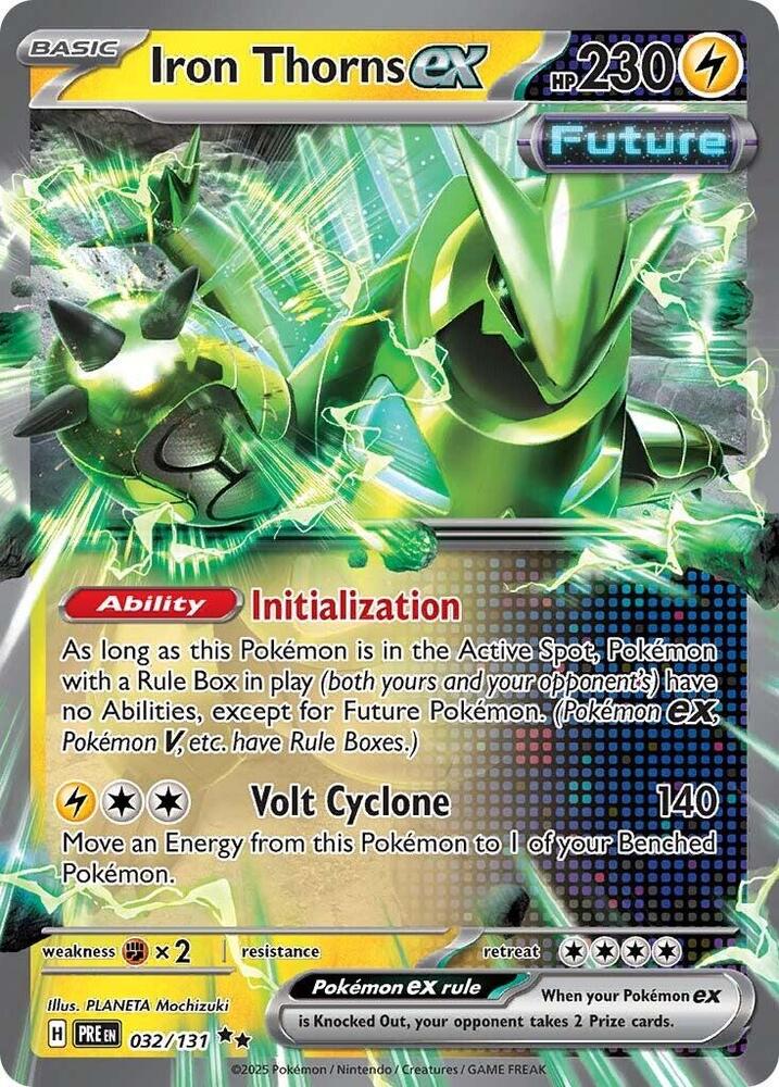 Iron Thorns ex (032/131) [Scarlet & Violet: Prismatic Evolutions] | Dragon's Lair Comics and Fantasy Houston TX