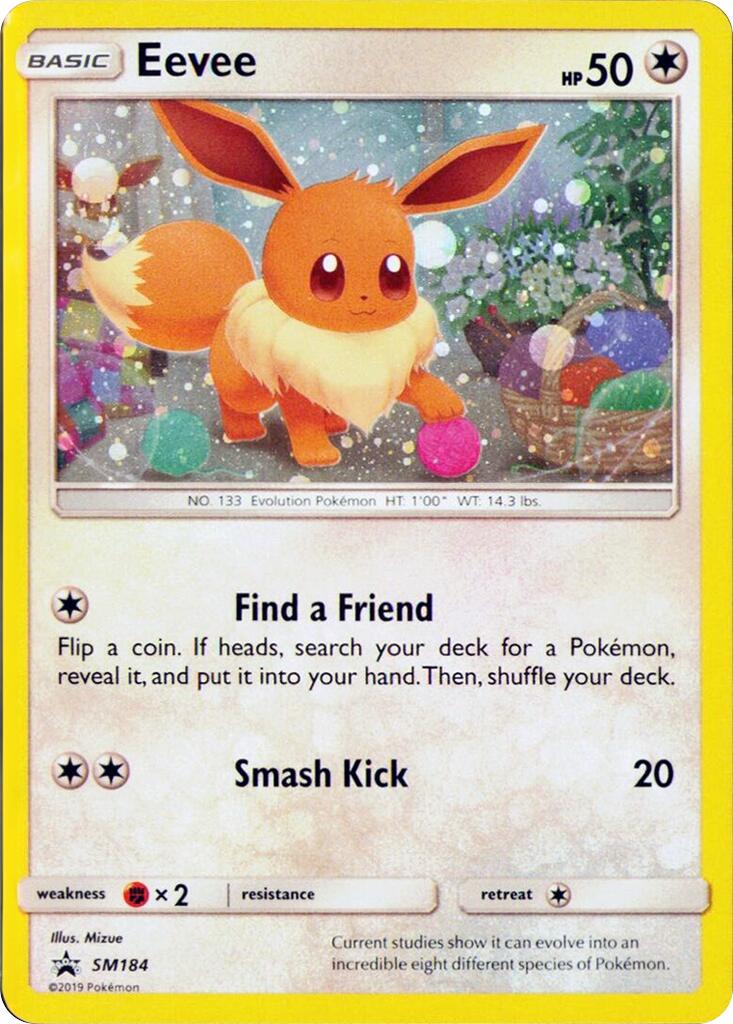 Eevee (SM184) (Cosmos Holo) [Sword & Shield: Black Star Promos] | Dragon's Lair Comics and Fantasy Houston TX