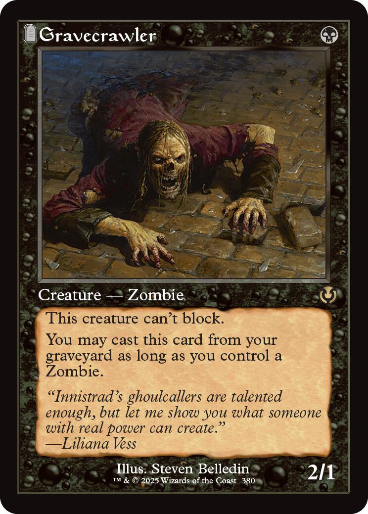 Gravecrawler (Retro Frame) [Innistrad Remastered] | Dragon's Lair Comics and Fantasy Houston TX