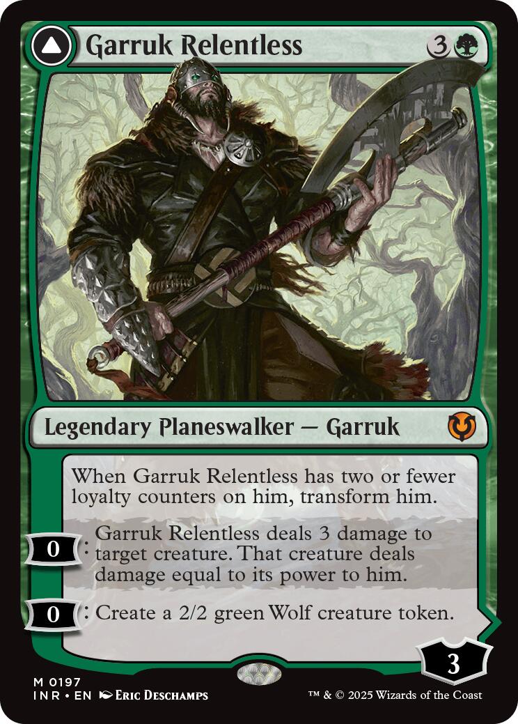 Garruk Relentless // Garruk, the Veil-Cursed [Innistrad Remastered] | Dragon's Lair Comics and Fantasy Houston TX